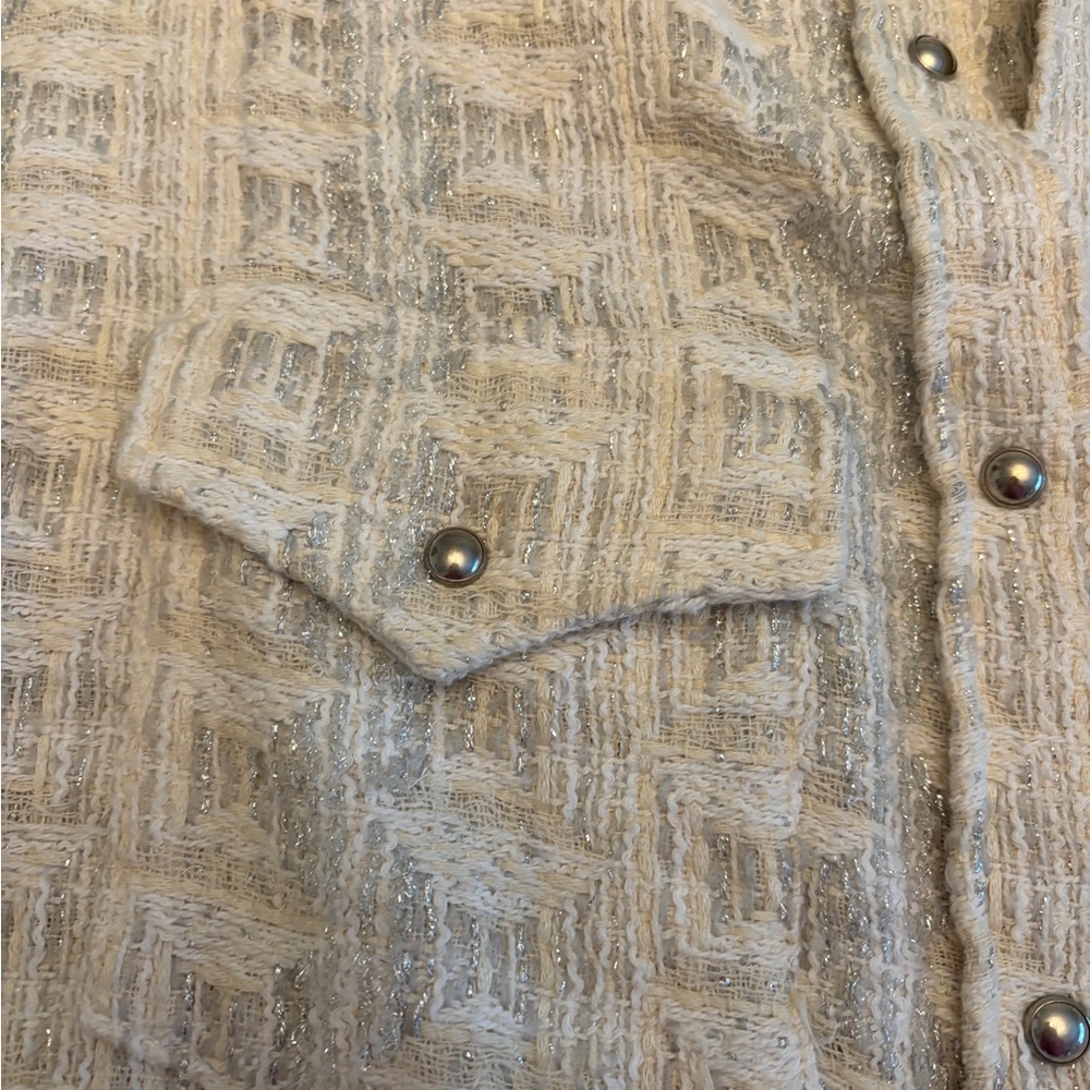 IRO Marsh Fringe Tweed Shacket - Picture 3 of 6